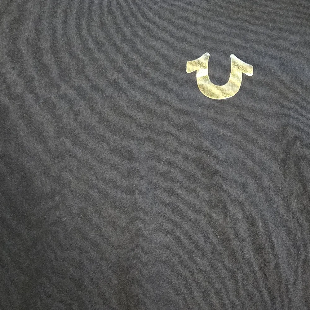 True Religion Black Logo Pocket T-Shirt